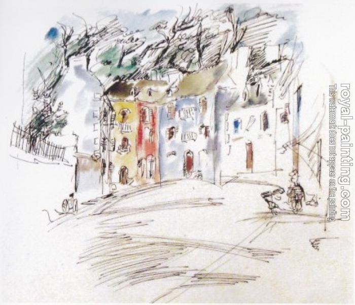 Nutzi Acontz : Old street in pont aven Nutzi Acontz : Old street in pont aven